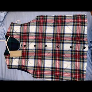 Mens Burberry reversible vest